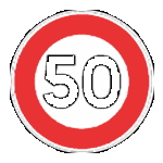 ممنوع تجاوز السرعة المحددة